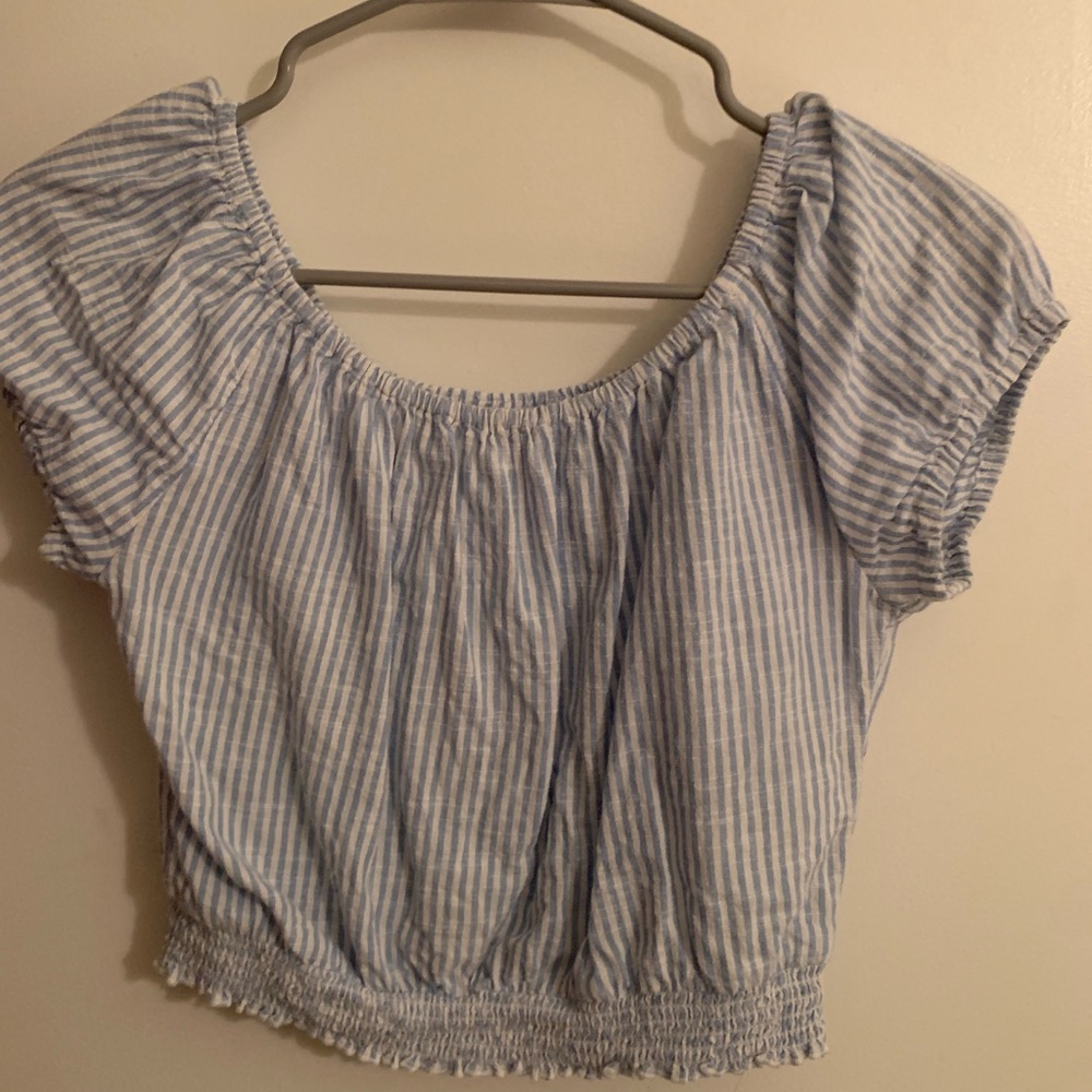 Hollister Off the Shoulder Crop Top